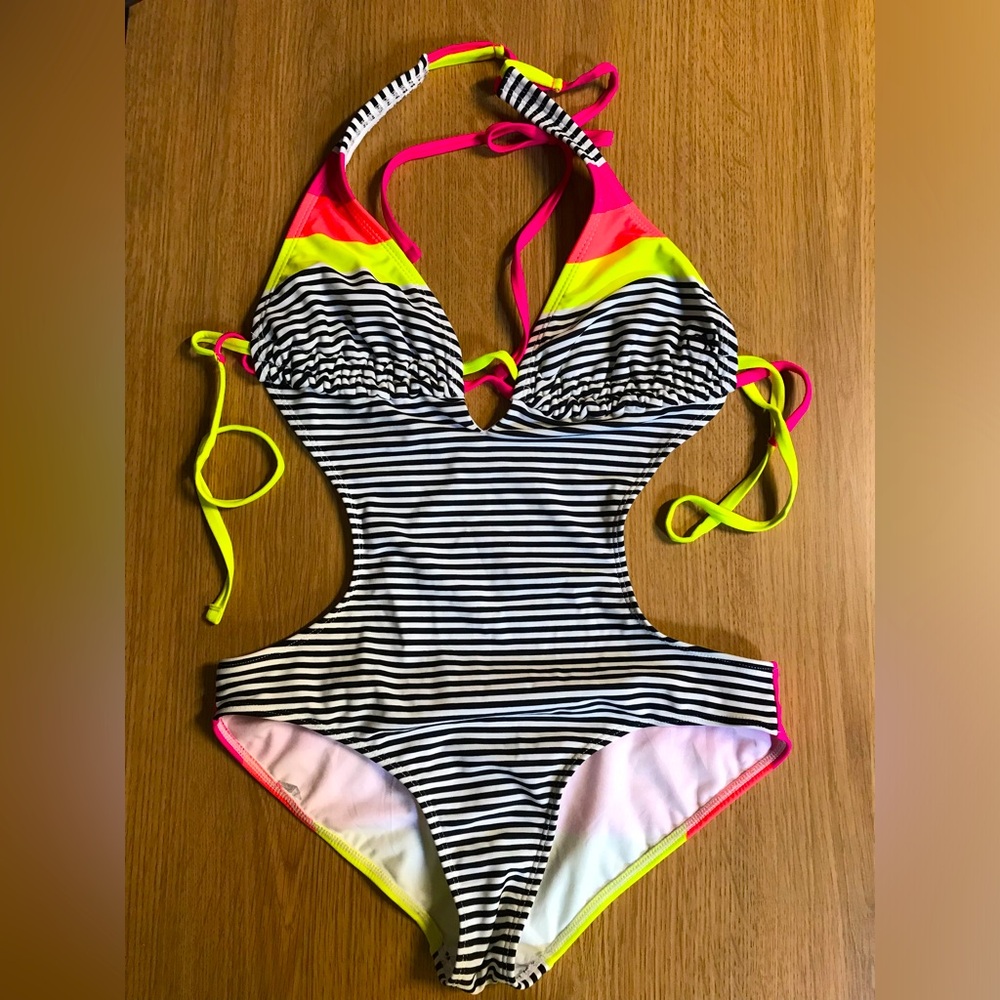 OP one piece swimsuit.